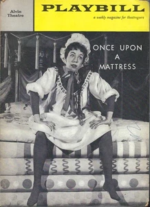 Once Upon A Mattress Playbill, Carol Burnett, Joe Bova, Anne Jones, Nueva York, 1960 - Imagen 1 de 3