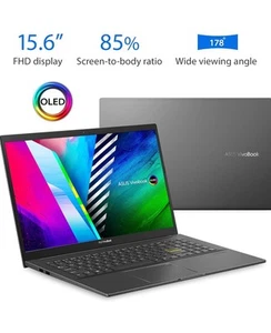 ASUS VivoBook 15 OLED Laptop X513EA K513EA i5-1135G7 16GB 512GB SSD Windows 11 - Afbeelding 1 van 6