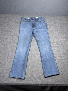 Stetson Jeans Mens 34x32 Blue Straight Slim Cow Boy Western Rodeo Ranch Farm - Picture 1 of 13