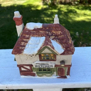 Neu in OVP Dep. 56 Heritage Village Sammeln. Dickens Beesley Metzgerei, handbemalt - Bild 1 von 9