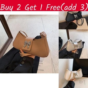 Chic French Bow Design Fashionable Summer Shoulder Bag Trendy Crossbody Purse - Picture 1 of 13