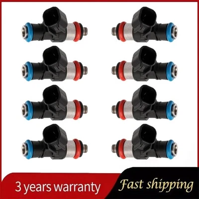 Set of 8 Fuel Injectors Fit For Chevrolet Corvette 6.2L V8 2008 2009 2010 2011 - Image 1 of 4