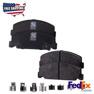 刹车片套装前部适合 1985 - 1991 年本田思域 CRX Accord — 第 1/4 张图片