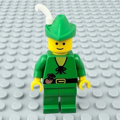 LEGO Castillo Forestman Minifigura Bolsa Sombrero Verde Pluma Blanca cas124 Foto 1 de 4