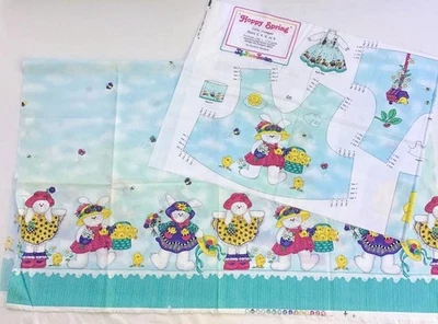 Vestido Jersey Jelly Bean Junction Hoppy Primavera Niñas Tela Pascua Borde Corpiño Foto 1 de 4