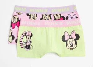 Girls size 1-2 pack of 2 Minnie Mouse shorties underwear NEW A359 - Picture 1 of 3