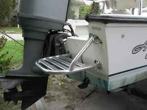 ALUMINUM SWIM PLATFORM FOR OUTBOARD & OUTDRIVE BOATS - Picture 1 of 6