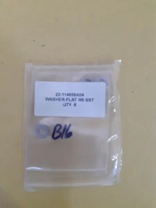 Washer-Flat M5 SST Lot of 6 New - Picture 1 of 2