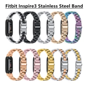 For Fitbit Inspire 3 Stainless Steel Wrist Band Strap Bracelet Watch Replacement - Picture 1 of 51