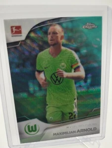 2022-23 Topps Chrome Bundesliga Maximilian Arnold Refractor /275 Wolfsburg - Picture 1 of 2
