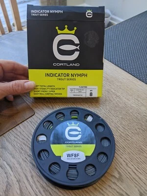 Cortland Indicador Ninfa Trucha Serie WF 8 Línea Flotante Agua Dulce Foto 1 de 4