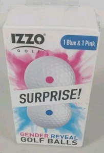 Izzo Gender Reveal Golfbälle One Blue One Pink - Bild 1 von 10