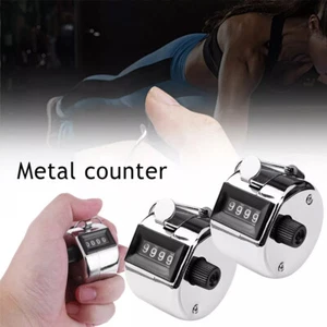 1pcs 4 Digit Counting Manual Hand Tally Number Counter Mechanical Click Clicker# - Picture 1 of 11