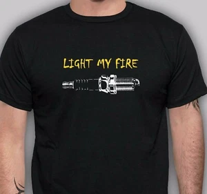 Spark Plug T shirt Pistons petrolhead vintage Supra motor engineer gift tee - Picture 1 of 7