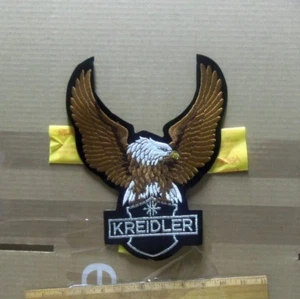 Kreidler with Eagle Embroidered Back Patch  - Picture 1 of 4