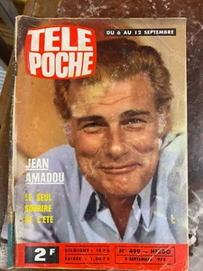 REVUE TÉLÉ POCHE 1975 N°499 JEAN AMADOU - Imagen 1 de 1