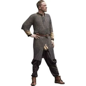 Chemise en cotte de mailles Ragnar 32" taille moyenne Mail Hauberk pour... - Picture 1 of 6