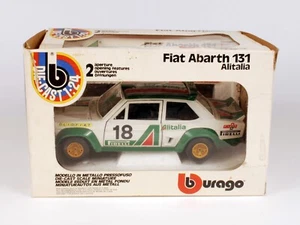 Burago Fiat 131 Abarth Alitalia 1:24 Diecast Model #0151 - new/old stock in box - Picture 1 of 14
