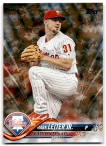 2018 Topps Memorial Day Camo Mark Leiter Jr. 15/25 Philadelphia Phillies #573 - Picture 1 of 2