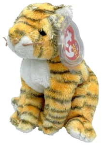 Ty Beanie Baby - RUMBA the Tiger (6 Inch) NEW MWMTs Stuffed Animal Plush Toy - Picture 1 of 8