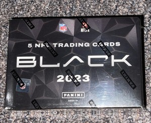 Panini 2023 Black Football Hobby Box - Factory Sealed