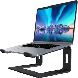 Laptop Stand, Aluminum Ergonomic Riser for Desk,Compatible with 10-15.6" Laptops - Picture 1 of 89