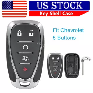 Uncut Key Shell for Chevrolet Camaro 2016 2017 2018 2019 2020 Case Fob Remote - Picture 1 of 7