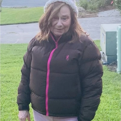 EUC КОРИЧНЕВЫЙ ВНИЗ ПУХОВИК КУРТКА - ЖЕНЩИН КОРИЧНЕВЫЙ И ЯРКО-РОЗОВЫЙ SZ S|P - Изображение 1 из 4