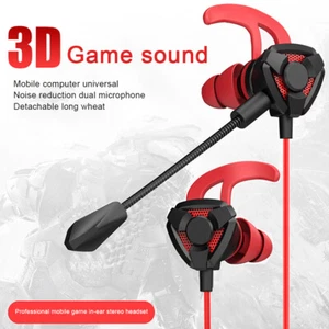 Gaming Wired Earphone 3.5mm Headset with Mic Headphones for PS4 PUBG 3.5mm Phone - Picture 1 of 23