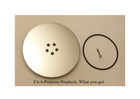 Shower tray waste/drain Chrome cap/cover. 115mm diameter. OR O Ring Only.