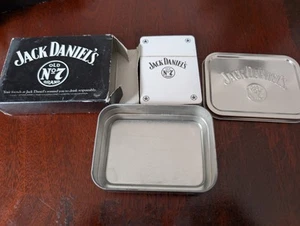 Jack Daniels No 7 style Black playing cards Deck New And Sealed Gift Metal Box - Picture 1 of 3