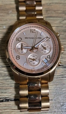 Michael Kors Bryant Ladies Watch Stainless Steel. MK5128 In Rose Gold. New Batt. - Image 1 of 4