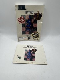 HATRIS NINTENDO NES ~ ORIGINAL BOX & MANUAL ONLY ~ GAME NOT INCLUDED