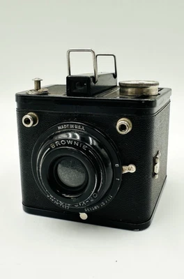 复古 1940 年代布朗尼闪光灯 6-20 相机未经测试 — 第 1/4 张图片