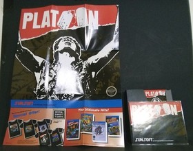 Platoon (Nes) (1988) With Manual, Poster And Cover. See Photos. Read Description