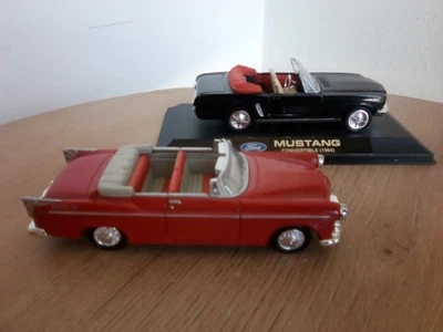 Литые модели автомобилей 1964 1/2 Ford Mustang /1955 Chrysler кабриолет 1:24 - Изображение 1 из 4