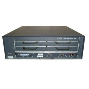 Cisco 7204VXR 10/100 Wired Router + Fast Ethernet Input/output controller 2X PSU - Photo 1/1