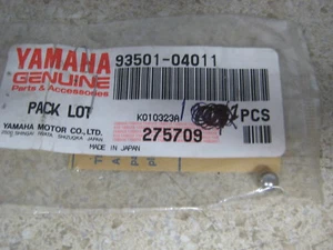 NOS OEM Yamaha Footrest Ball (1/4") 1962-78 XS500 TX500 MG1 YGS1 CT1 93501-04011 - Picture 1 of 4