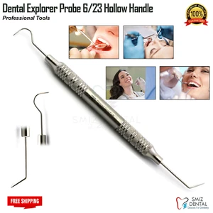 Diagnostic Dental Examination Explorer Probe Tooth Scraper Calculus Removal - Picture 1 of 6