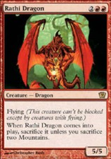 RATHI DRAGON 9th Edition MTG Magic the Gathering Cards DJMagic