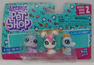 Hasbro Littlest Pet Shop Series 2 Mini Scale (2-122 Cara 2-123 Pete 2-124 Jan) - Picture 1 of 2