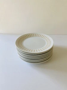 Vintage Mcm Amcrest salad/bread plates made in japan gold concerto fine china - Picture 1 of 6