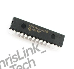1/5/10PCS MCP23017-E/SP DIP28 16-Bit I/O Expander Chip I2C Interface IC - Picture 1 of 7