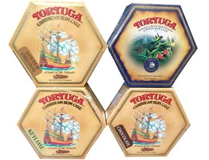 Surtido de Tortuga Caribbean Rum Cake - 4 Pasteles de Ron de 4oz cada uno - Imagen 1 de 3