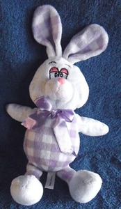 *1800*  ELKA Australia - Mauve /white bunny Rabbit - adorable - 22cm - Picture 1 of 4
