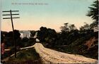Mt Mount Gilead Ohio OH Old Mill Covered Bridge Dirt Road c1910s Postcard