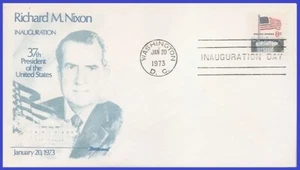 USA5 #IN25 U/A FLEETWOOD FDC   Inauguration Nixon 2nd Term 1973 - Picture 1 of 1