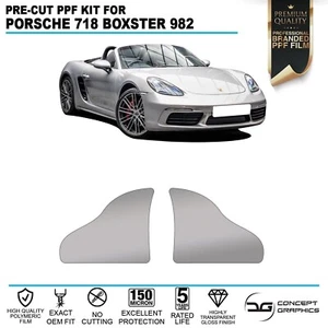 Rear  Arch Stone Guard PPF Paint Protection Film For Porsche 718 Boxster 982 - Picture 1 of 3