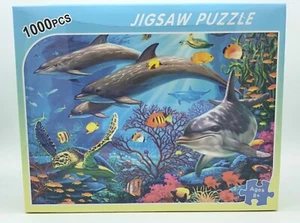 1000 pieces Dolphin Jigsaw Puzzle 70cm x 50cm - Aussie Outlet Online - Bild 1 von 4