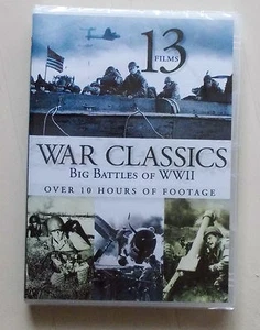 WAR CLASSICS--- BIg Battles of WW11, 13 films B&W 2 DVD set free post - Picture 1 of 3